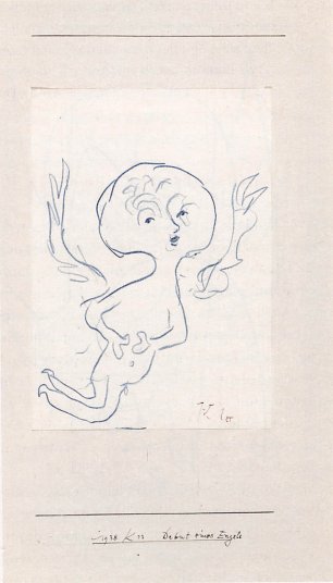 Paul Klee Debut eines Engels Schwerer Anfang eines Engels Wandbild