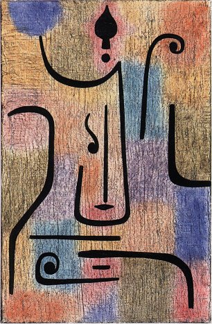 Paul Klee Erzengel Wandbild