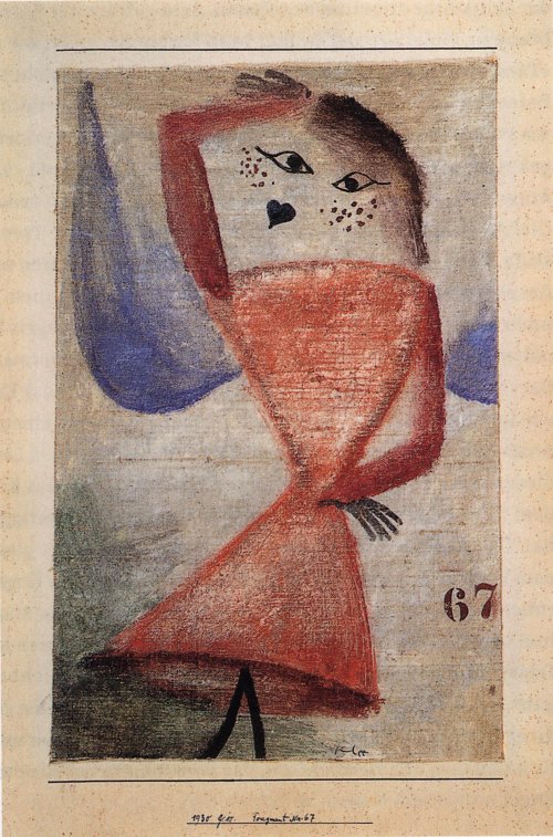 Paul Klee Fragment Nr 67 Wandbild