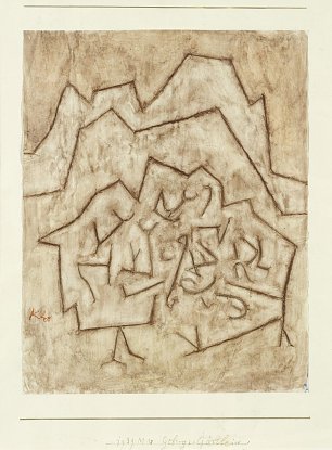 Paul Klee Gebirgs Gaertlein Wandbild