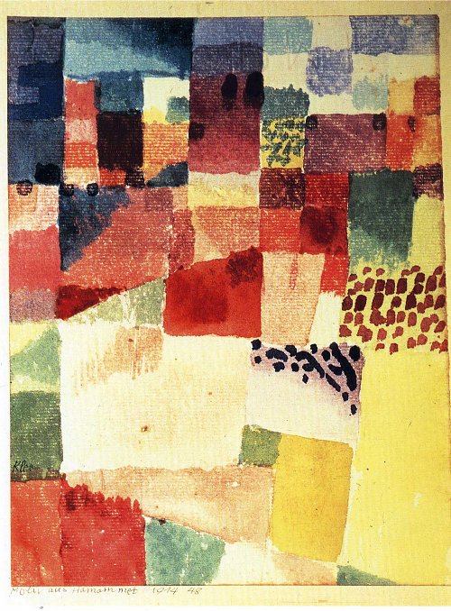 Paul Klee Hammamet Wandbild