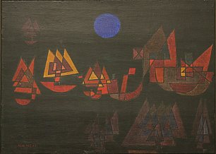 Paul Klee Schiffe im Dunklen Wandbild