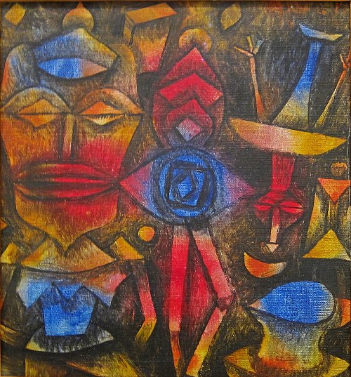 Paul Klee collection figurines Wandbild