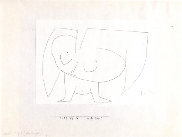 Paul Klee mehr Vogel Wandbild