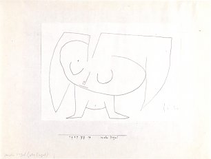 Paul Klee mehr Vogel Wandbild