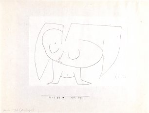 Paul Klee mehr Vogel Wandbild