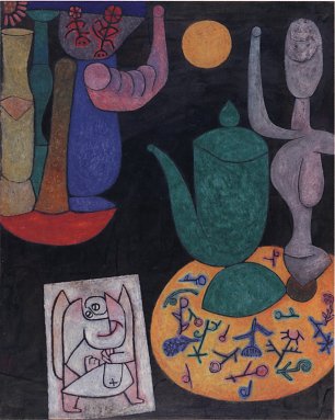 Paul Klee ohne Titel letztes Stillleben Wandbild