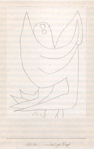 Paul Klee unfertiger Engel Wandbild
