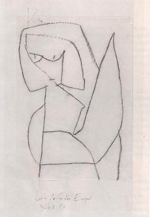 Paul Klee zweifelnder Engel Wandbild