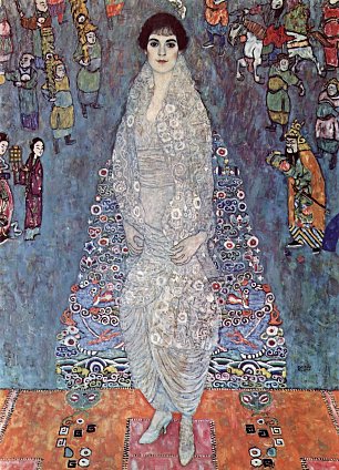 Gustav Klimt Baronin Elisabeth Bachofen Echt Wandbild