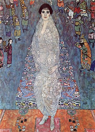 Gustav Klimt Baronin Elisabeth Bachofen Echt Wandbild