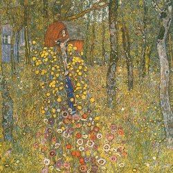 Gustav-Klimt-Bauerngarten-mit-Kruzifix