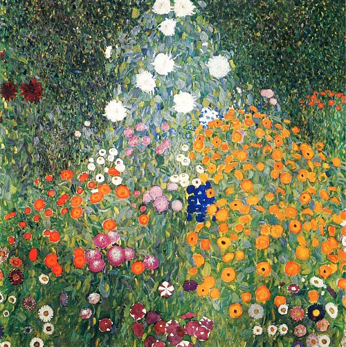 Gustav Klimt Bauerngarten Wandbild