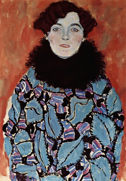 Gustav Klimt Bildnis Johanna Staude Wandbild