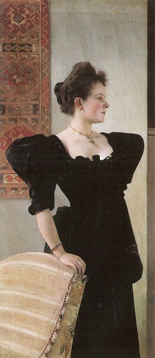 Gustav Klimt Bildnis Marie Breunig Wandbild