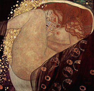Gustav Klimt Danae Wandbild