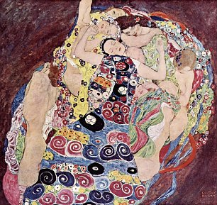 Gustav Klimt Die Jungfrau Wandbild