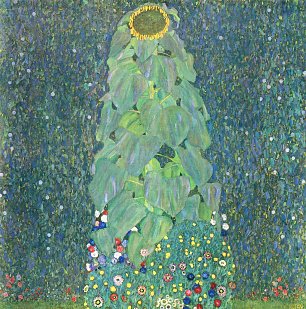 Gustav Klimt Die Sonnenblume Wandbild