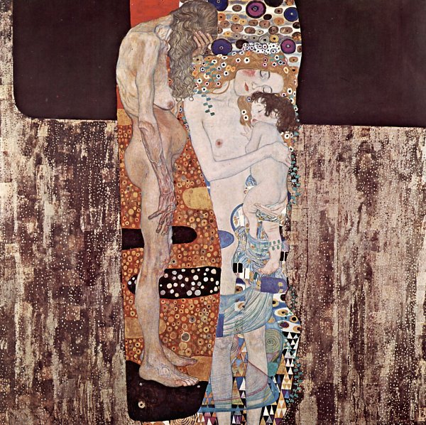 Gustav Klimt Die drei Lebensalter Wandbild