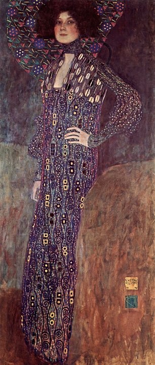 Gustav Klimt Emilie Floege Wandbild