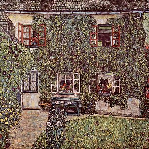 Gustav Klimt Forsthaus in Weissenbach am Attersee Wandbild