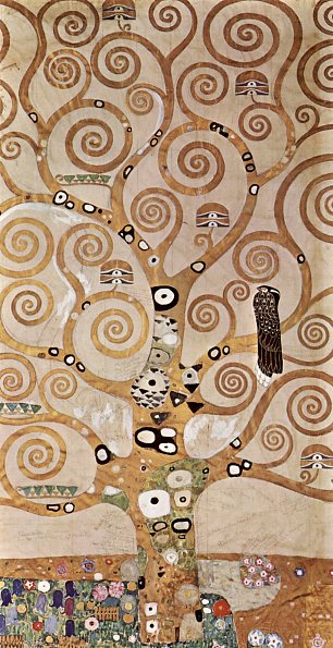 Gustav Klimt Lebensbaum Wandbild