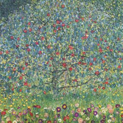 Gustav-Klimt-Obstgarten-mit-Rosen