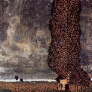 Gustav Klimt Pappel 2 Wandbild