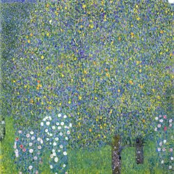 Gustav-Klimt-Rosen-unter-Baeumen