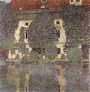 Gustav Klimt Schloss Kammer am Attersee 3 Wandbild