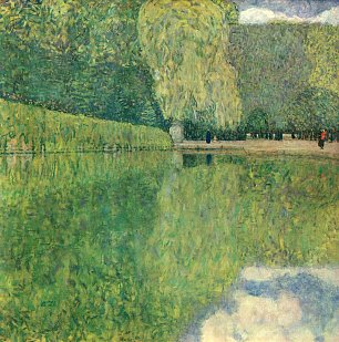 Gustav Klimt Schoenbrunner Park Wandbild