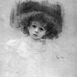 Gustav-Klimt-Brustbild-eines-Kindes