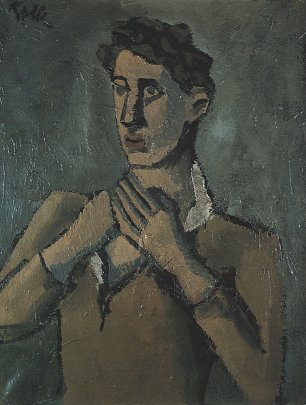 Helmut Kolle Der Enthusiast Bildnis Jean Cocteau Wandbild