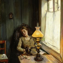 Christian-Krohg-Tired