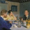 Peder-Severin-Kroyer-A-luncheon-The-artist-his-wife-and-the-writer-Otto-Benzon