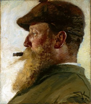 Peder Severin Kroyer Christian Krohg Wandbild