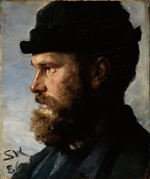 Peder Severin Kroyer Michael Ancher Wandbild