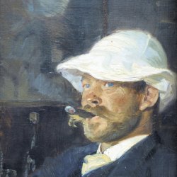 Peder-Severin-Kroyer-Portrait-af-maleren-Thorvald-Niss