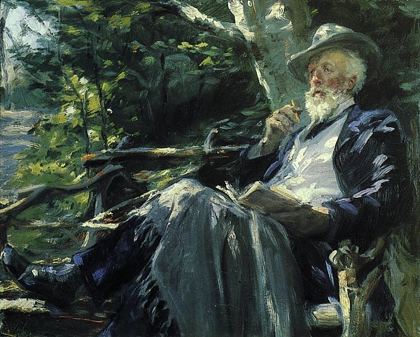 Peder Severin Kroyer Portrait of Holger Drachmann Wandbild