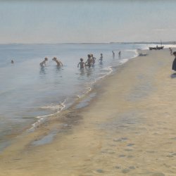 Peder-Severin-Kroyer-Sommerdag-paa-Skagen-Soenderstrand