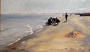 Peder Severin Kroyer Suedstrand b Skagen Wandbild