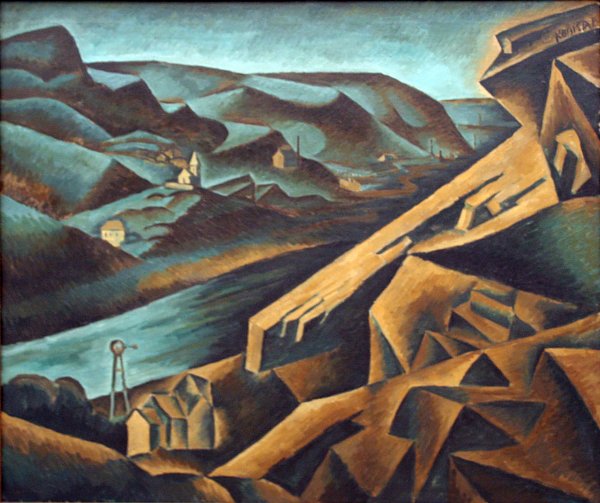 Bohumil Kubista Quarry in Branik Wandbild