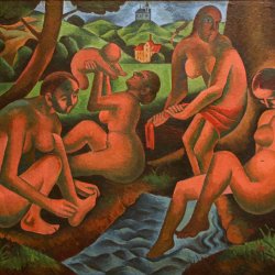 Bohumil-Kubista-Women-in-Bath