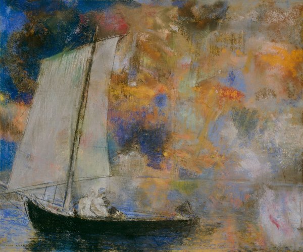 Max Kurzweil nuages fleurs Wandbild