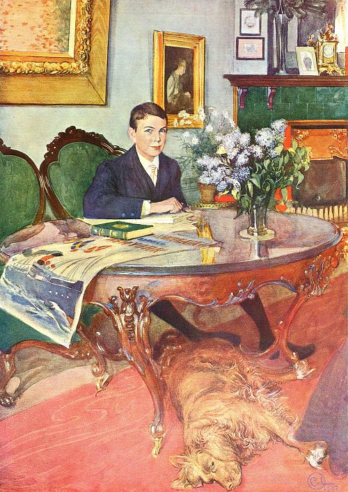 Carl Larsson Hakon Wandbild