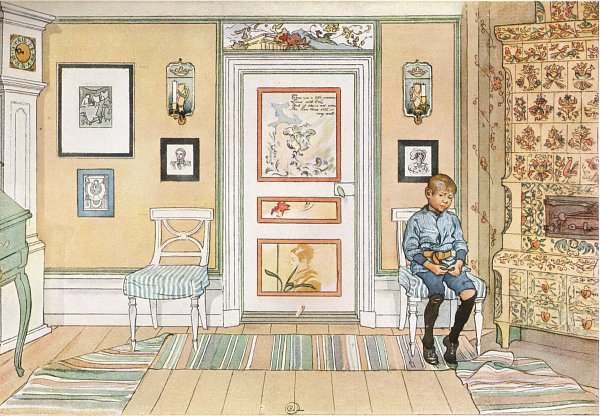 Carl Larsson In the Corner Wandbild