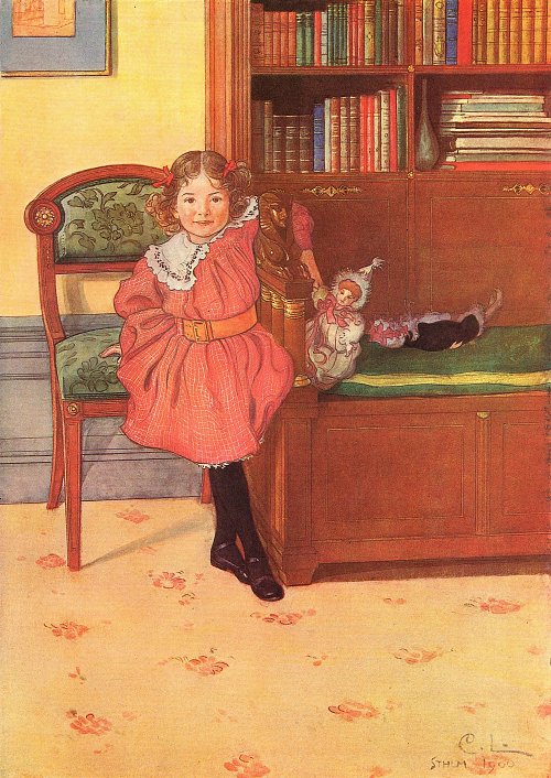 Carl Larsson Ruth Wandbild