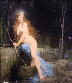 Jules Joseph Lefebvre Diana Wandbild