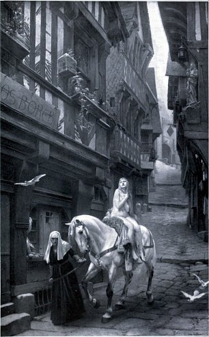 Jules Joseph Lefebvre Lady Godiva Wandbild