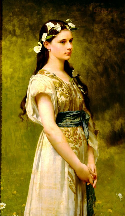 Jules Joseph Lefebvre Portrait of Julia Foster Ward Wandbild